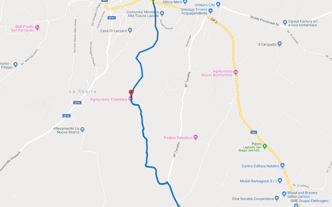 Il Sentiero – Acquapendente Pathway