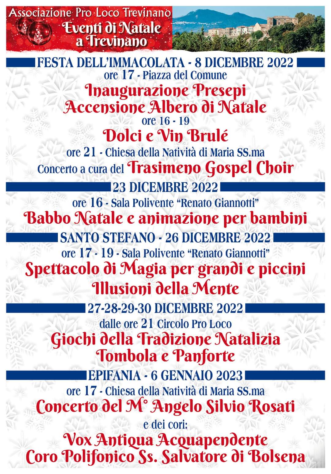 Eventi di Natale a Trevinano