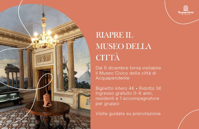 Riapre il Museo della Città di Acquapendente: appuntamento dal 6 dicembre