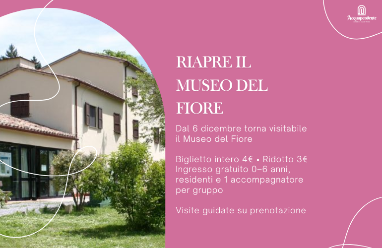 Riapre il Museo del Fiore di Acquapendente: visita dal 6 dicembre