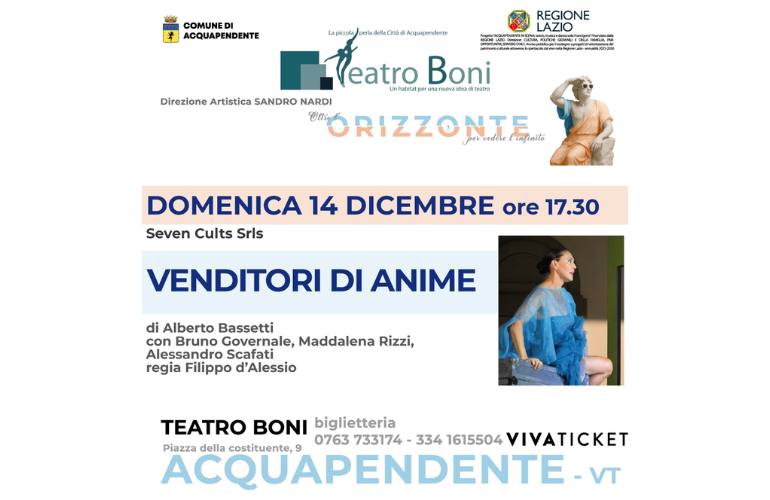 Teatro Boni: in scena “Venditore di Anime”