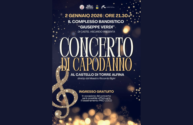 Concerto di Capodanno al Castello di Torre Alfina: musica e tradizione per iniziare il 2026