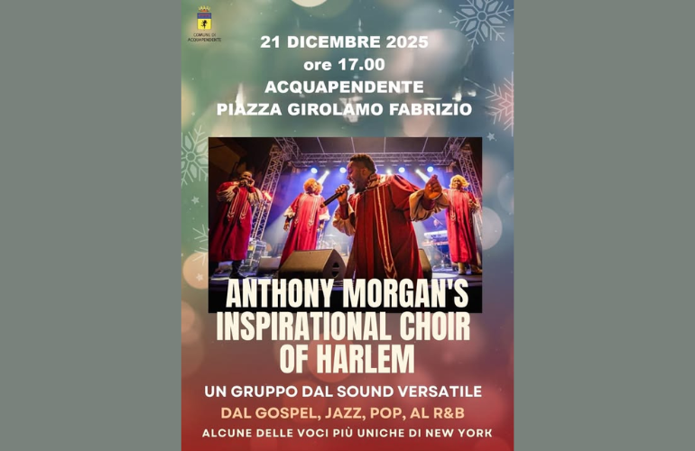 Inspirational Choir of Harlem in concerto ad Acquapendente