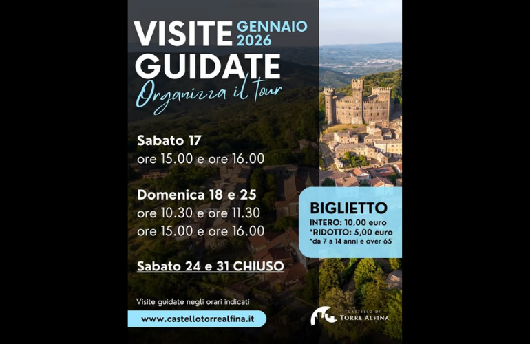 Visite Guidate al Castello di Torre Alfina – Gennaio 2026