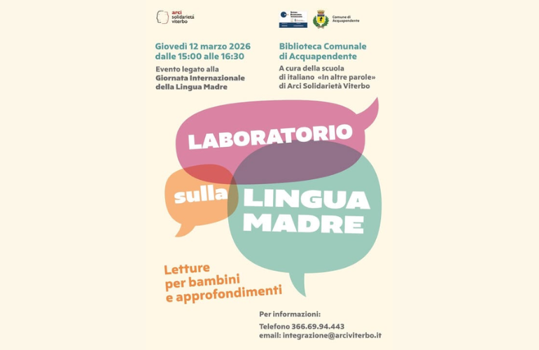 Acquapendente celebra la Giornata della Lingua Madre con un laboratorio interculturale