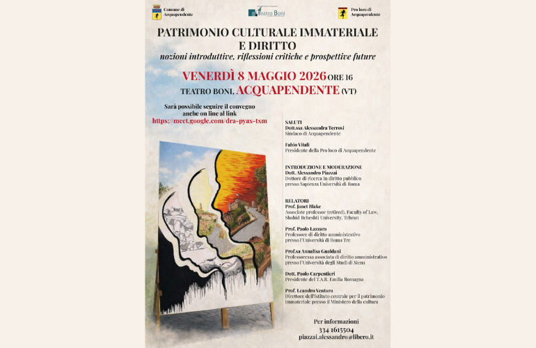 Proteggere l’identità: ad Acquapendente un convegno sul futuro delle nostre tradizioni