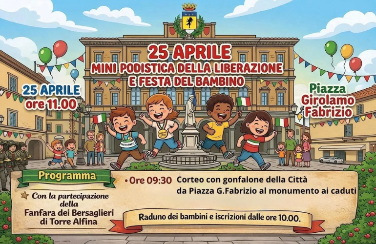 25 Aprile ad Acquapendente: tra Memoria, Sport e la Festa del Bambino
