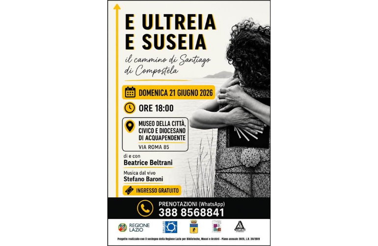 “E ultreia e suseia”: ad Acquapendente un incontro dedicato al Cammino di Santiago di Compostela