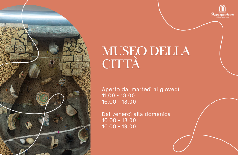 Nuovi orari di luglio per il Museo della Città di Acquapendente