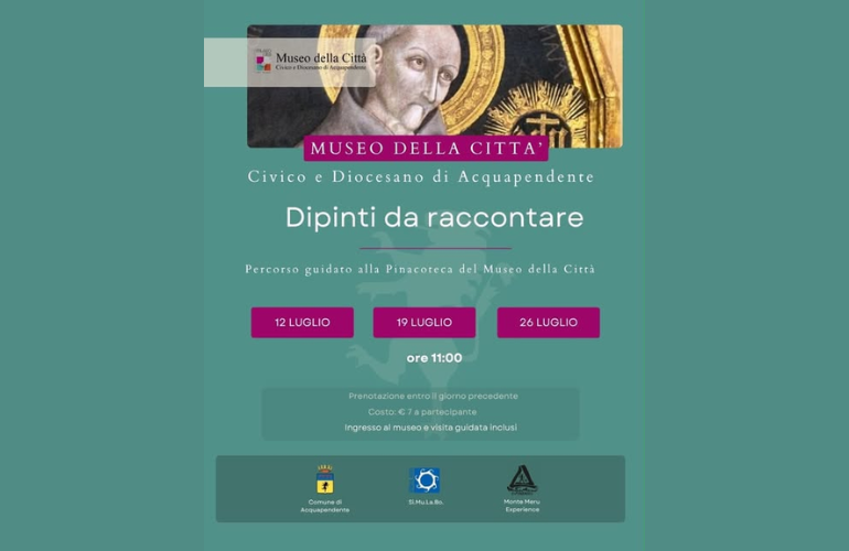 “Dipinti da raccontare”: tre appuntamenti estivi alla scoperta della Pinacoteca del Museo della Città