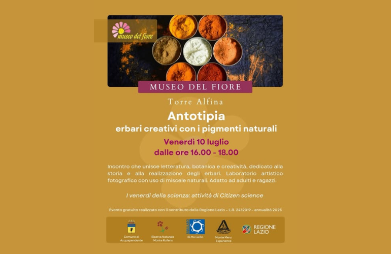 Al Museo del Fiore un laboratorio di antotipia per scoprire l’arte nascosta nelle piante
