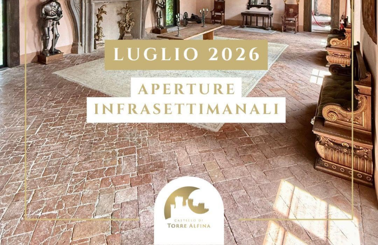 A luglio aumentano le occasioni per visitare il Castello di Torre Alfina