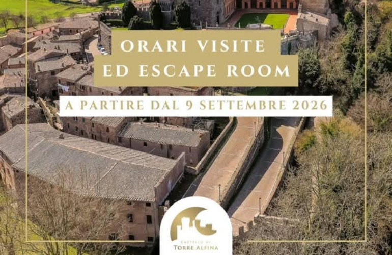 Settembre al Castello di Torre Alfina: dal 9 tornano visite guidate ed Escape Room