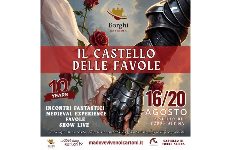 Il Castello delle Favole arriva a Torre Alfina dal 16 al 20 agosto
