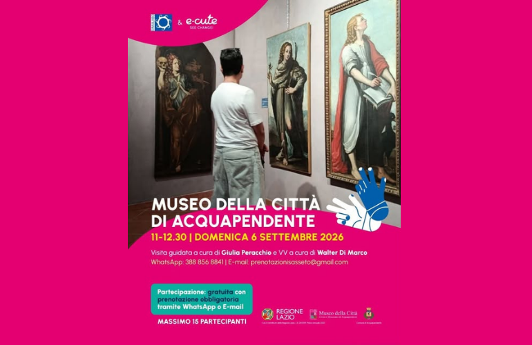 Visita guidata al Museo della Città di Acquapendente con interpretariato LIS