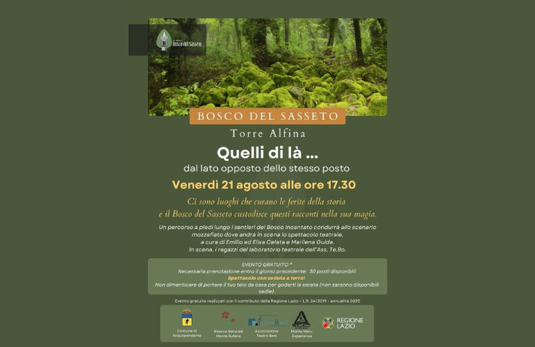 “Quelli di là” al Bosco del Sasseto
