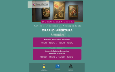 Museo della Città di Acquapendente: gli orari di apertura di settembre 2026
