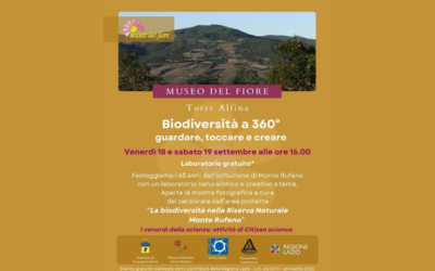 Biodiversità a 360°: al Museo del Fiore si festeggiano i 43 anni della Riserva Naturale Monte Rufeno