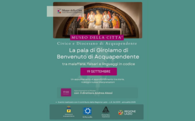 La pala di Girolamo di Benvenuto: al Museo della Città nuove ricerche e documenti inediti