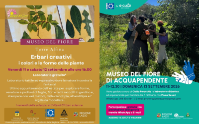 Natura, creatività e inclusione: un weekend di attività al Museo del Fiore