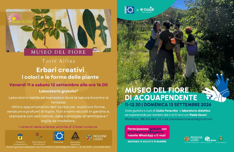 Natura, creatività e inclusione: un weekend di attività al Museo del Fiore