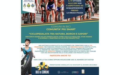 Il 17 ottobre vieni a pedalare con noi: al ritorno, l’aperitivo lo offriamo noi!